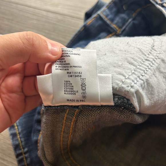 Ed Hardy Christian Audigier Denim Jean Shorts Flare - Picture 8 of 8